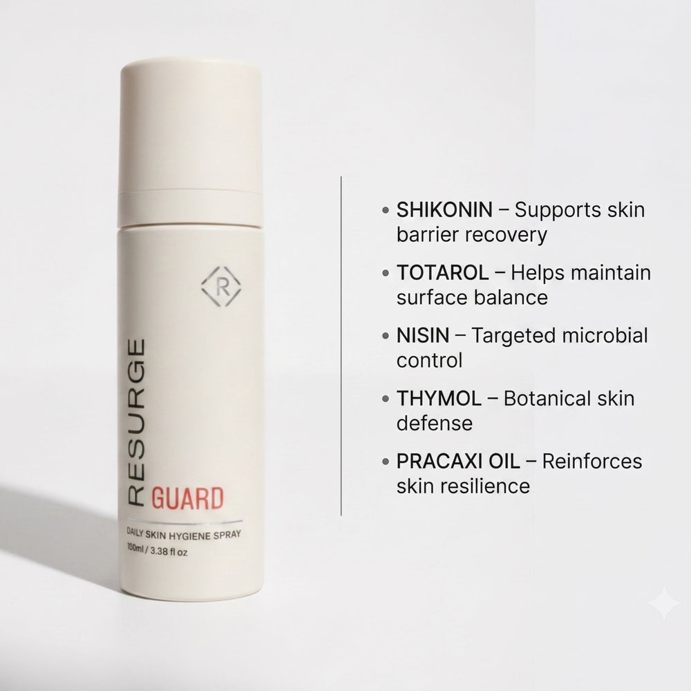 RESURGE GUARD daily skin hygiene spray 100ml bottle