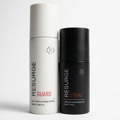 RESURGE Combat Kit: GUARD daily skin hygiene spray 100ml and STRIKE targeted gel 30ml