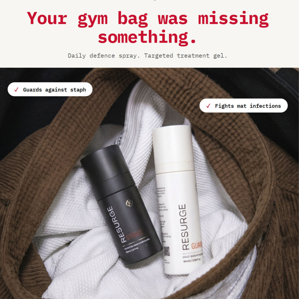 RESURGE Combat Kit: GUARD daily skin hygiene spray 100ml and STRIKE targeted gel 30ml