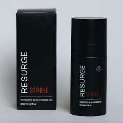 RESURGE STRIKE targeted skin hygiene gel 30ml black bottle with box